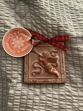 DEMDACO Cherub Cookie Press Ornament NWT Terry Tinsley Christmas Angel